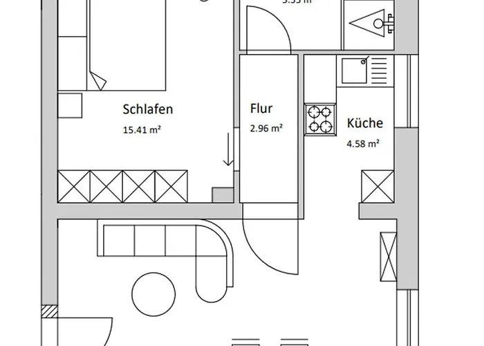 公寓 Muehlen-apartment Im Herrenhaus Rheinblick *